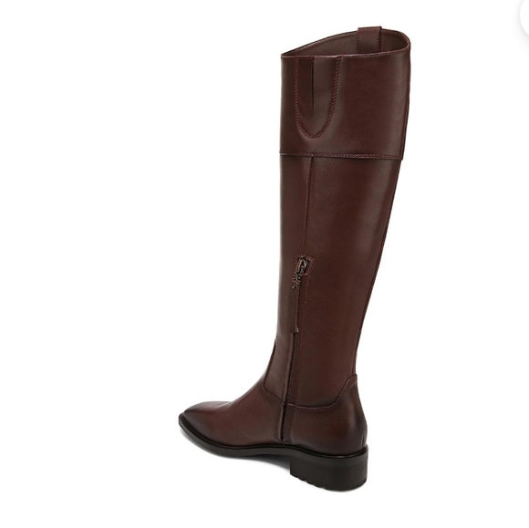 Sam Edelman Drina Brown Leather Knee High Rounded Toe  Riding Boots Sz 5  New - Picture 8 of 9
